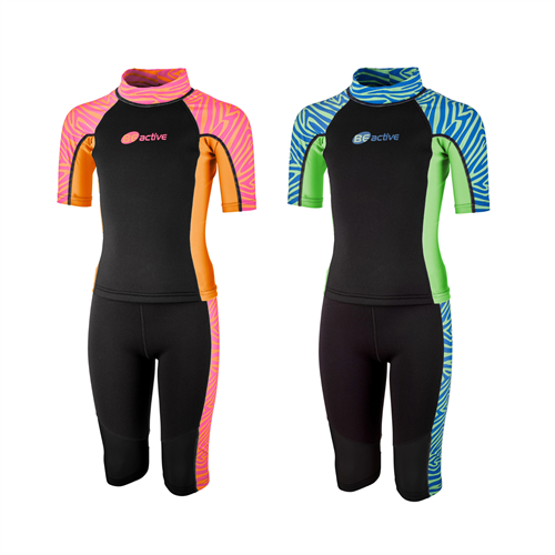 Våtdräkt Barn Zebra Neopren Shorty